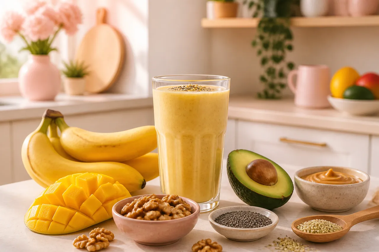 combinații de smoothie bogate în calorii