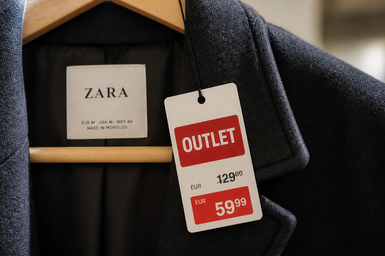 etichetă outlet haine de marcă